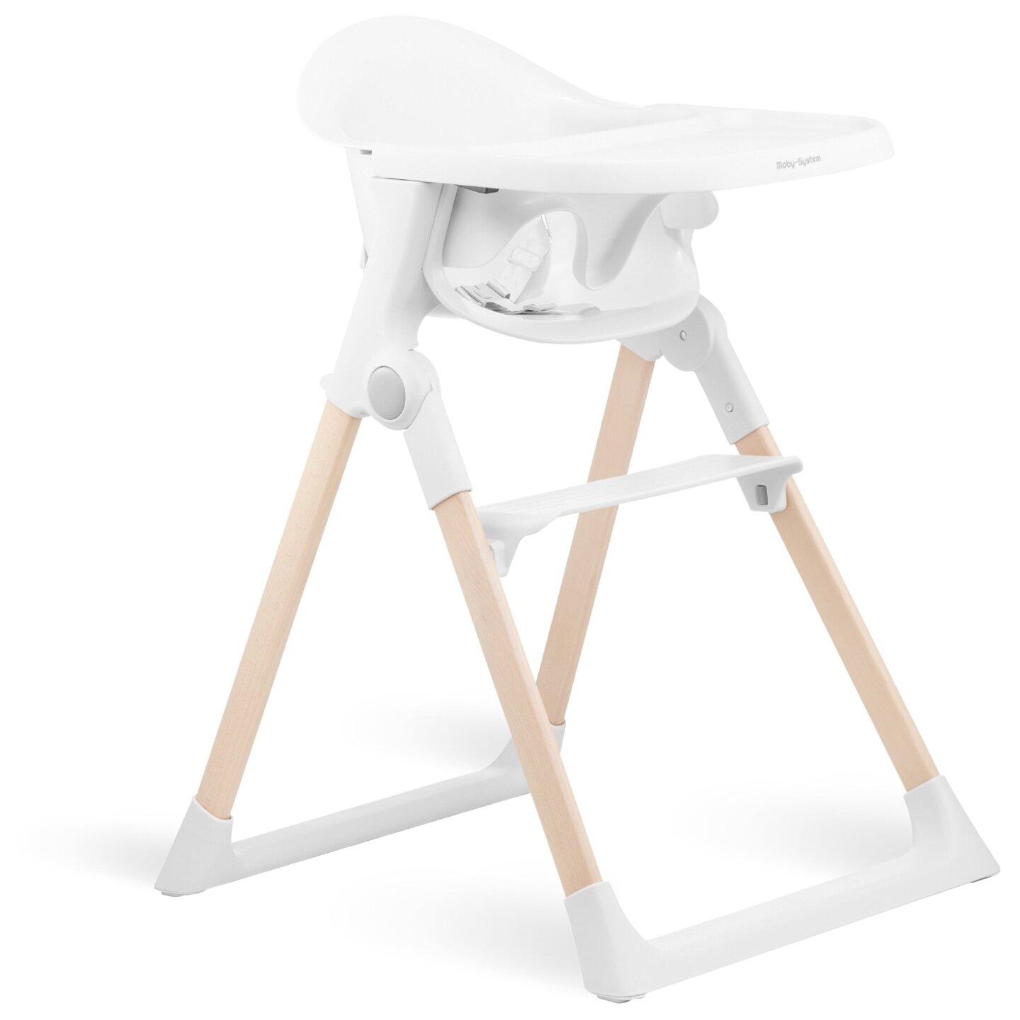 Kojicí židle NINA Moby-Systém, skládací, bílá